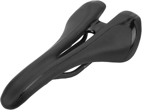 Tissting Carbon Bike Seat,160g/5.6oz Carbon Fiber Bike Saddle Mountain Road Bike Cycling PU Leather Hollow Saddle Cushion, Lightweight Race Bicycle Seat for Men Women in Kuwait