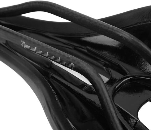 Tissting Carbon Bike Seat,160g/5.6oz Carbon Fiber Bike Saddle Mountain Road Bike Cycling PU Leather Hollow Saddle Cushion, Lightweight Race Bicycle Seat for Men Women in Kuwait