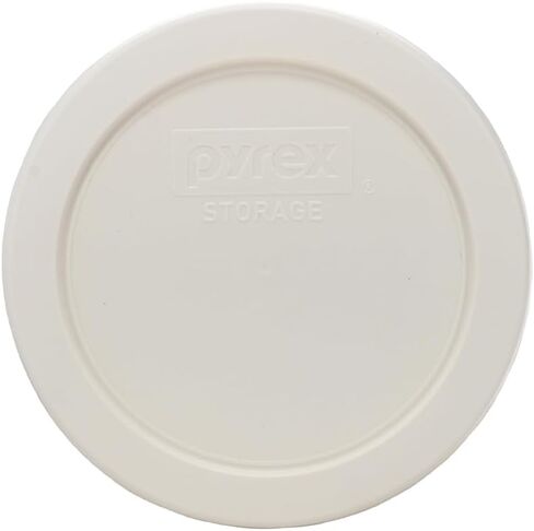 Pyrex 7200 -PC Cream Cream Round Round Plastic Food ، مصنوع في الولايات المتحدة - 4 حزمة in Kuwait