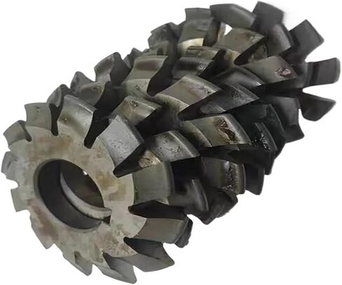 HSS Gear Mill Cutters HSS Gear Milling Cuttering M0.6 M1 M2 M3 M4 M5 M6 M8 Modulus Degrees Disc Spur Gear Straight Tooth(M0.8 (No1-No8) 8PCS) in Kuwait
