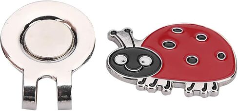 Golf Ball Marker, Women Stainless Steel Magnetic Golf Hat Clip Ball Marker for Golf in Kuwait