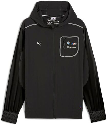 PUMA Mens Bmw M Motorsport Paneled Hoodie Athletic Outerwear Casual - Black in Kuwait