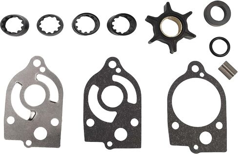 47-89983Q1 Water Pump Impeller Kit Compatible for Mercury Mariner Outboard 30 35 40 45 50 60 65 70 HP Replace Sierra 18-3207 47-89983T2 in Kuwait