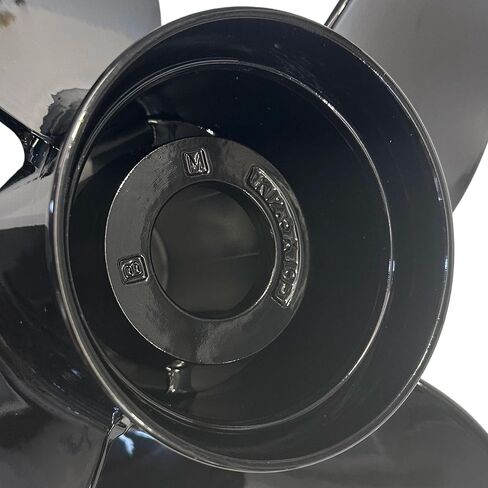 مروحة القارب للزئبق الخارجي 60HP-140HP القوة 75HP-150HP 15 أسنان خدد 12 1/2x19 /المروحة الخارجية لمحرك محرك ميركوري 48-8M8026600 4 شفرات RH (تتضمن مجموعات محور 835257K1) in Kuwait