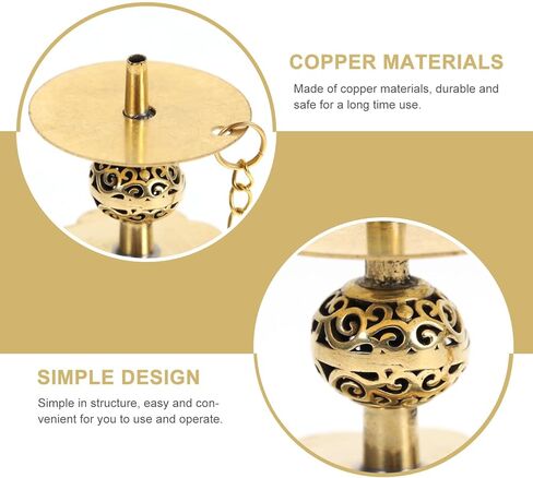 BETOOKY Copper Suona Core for Repairing Hollow Flower Cucurbit Suona Resonator Accessory Practice Tool for Wind Instrument Maintenance in Kuwait