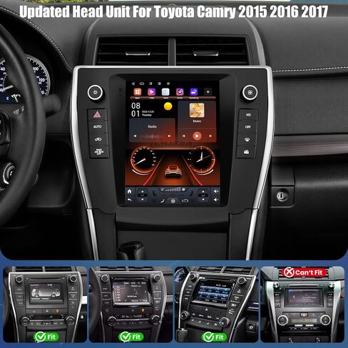 8Core+ Android 14 Car Radio for Toyota RAV4 2014 2015 2016 2017 2018 (Only Support Auto A/C), 10.4 Inch 4GB+64GB RAV4 Stereo with Carplay & Android Auto,GPS Navigation & DSP Setting in Saudi Arabia