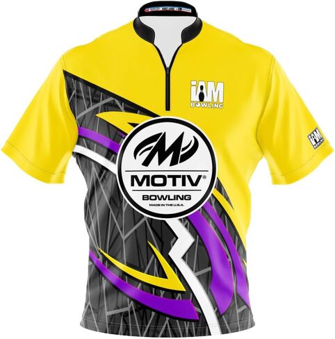 Logo Infusion Dye-Sublimated Bowling Jersey (Sash Collar) - I AM Bowling Fun Design 2021-MT - Motiv in Kuwait