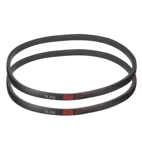 uxcell 2Pcs 5L400 Classic Wrapped Rubber V-Belt, 40" Outside Circumference x 5/8" Width x 7/16" Thick, Light Duty Single V-Beltings for Lawn & Garden Machinery, Riding Mowers in Kuwait