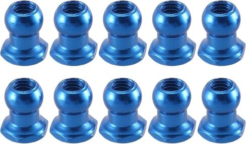 RC Toys Models For Tamiya RC Car Upgrades Parts Accessories 10pcs 53640 5mm Aluminum Alloy Ball Head Nut in Kuwait