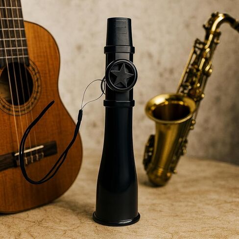 Double-Tone Plastic Mouth Harmonica Flute - Portable Humming Instrument for Travel Performance and Musical Expression (4 Colors) in Kuwait