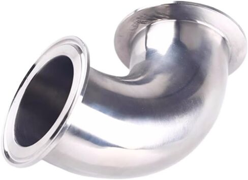 Tri-Clamp Φ57Φ63mm OD 77.5mm 90° Elbow Sanitary 304 Stainless Steel 90°Quick-Connect Elbow(57mm) in Kuwait