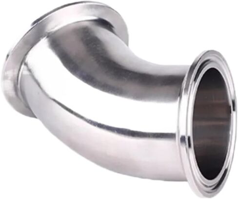 Tri-Clamp 3"(Φ76mm) OD91mm 45°Elbow Sanitary 304 Stainless Steel 45°Quick-Connect Elbow in Kuwait