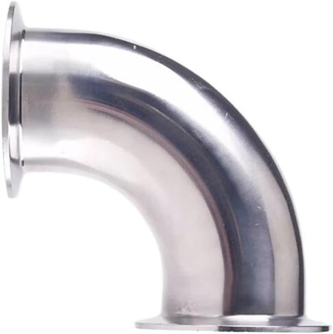Tri-Clamp 3"(Φ76mm) OD91mm 90°Elbow Sanitary 304 Stainless Steel 90°Quick-Connect Elbow in Kuwait