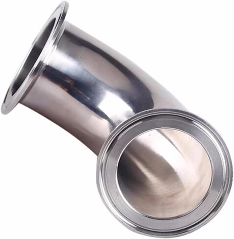 Tri-Clamp Φ89mm OD106mm 90°Elbow Sanitary 304 Stainless Steel 90°Quick-Connect Elbow in Kuwait