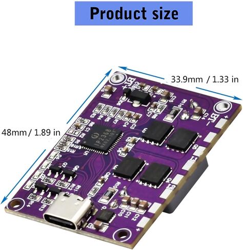 Type-C PD100W Charging Circuit Board with IP2368 Chipset for Quick Multi-Protocol Device Power Bidirectional BUC K Boosts Charging Module in Kuwait