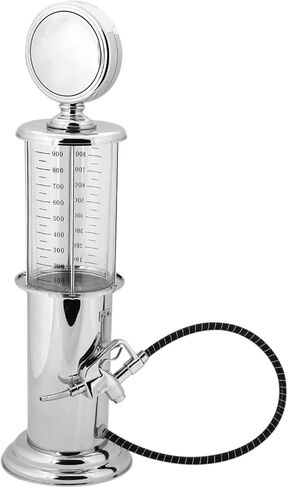 Gas Pump Liquor Dispenser - Retro Vintage Bar Decanter 1000ml | 16.9 in Tall, Food-Safe, Whiskey Vodka Beer Wine, Home Bar Decor Novelty Gift for Men Dad Party in Kuwait