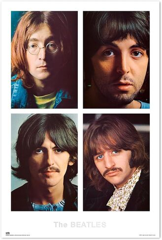 Grupo Erik Poster The Beatles White Album – Anime Poster 61 x 91.5 cm – Full Colour Decorative Sheet | Decorative Wall Art Ideal Wall Decoration – Posters for Wall, Room Decoration in Kuwait