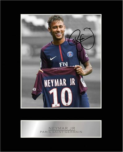 Neymar Jr Signed Mounted Photo Display #1 Autographed Gift picture print in Kuwait