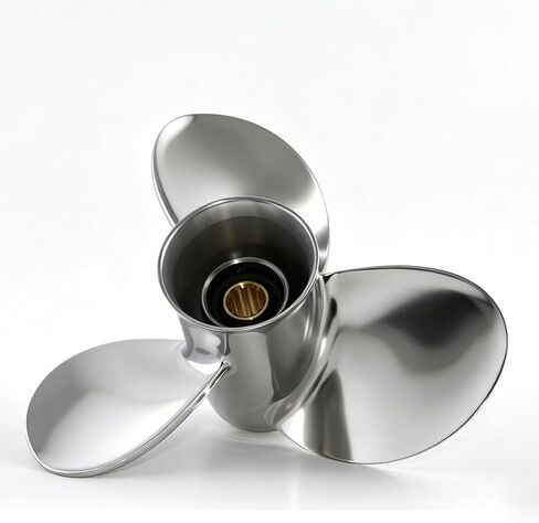 11 3/4x15 OEM 990C0-00501-15P Outboard Propeller Compatible with Suzuki Outboard Engines 35/40/50/55/60/65HP,13 Tooth,RH,Stainless Steel Boat Prop in Kuwait