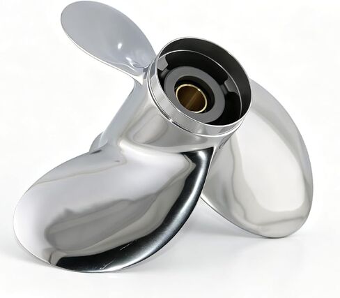 11 3/4x15 OEM 990C0-00501-15P Outboard Propeller Compatible with Suzuki Outboard Engines 35/40/50/55/60/65HP,13 Tooth,RH,Stainless Steel Boat Prop in Kuwait