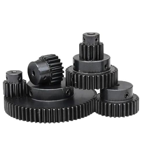 1.5M Spur Gear 35/40/45/50/60/65/70/80 Teeth 45# Steel Cylindrical Bore 8-25mm 1PcsC(12mm,65 Teeth(Step 40mm)) in Kuwait