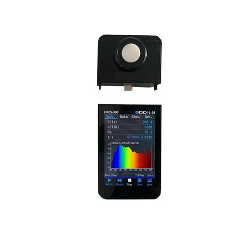 HPCS330 مقياس الطيف المحمول CCT CRI PAR PPFD محلل الطيف الضوئي لضوء LED للنمو حساسية عالية، خطأ منخفض in Kuwait