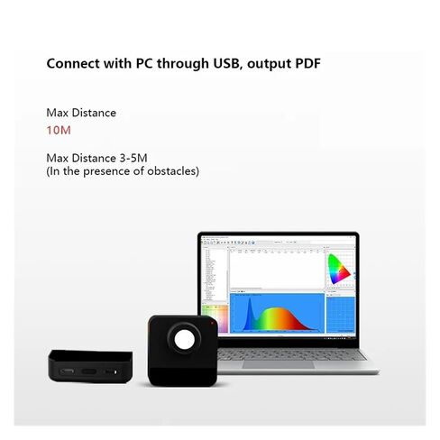 HPCS310P مقياس الطيف المحمول لإضاءة الطيف PPFD PAR جهاز اختبار الوميض لقياس الضوء حساسية عالية، خطأ منخفض in Kuwait