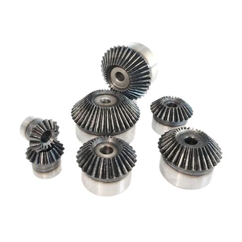 45 Steel Bevel Gear 1:1 Ratio 90° 2 Straight 6/7/8-16mm Teeth 2M12T / 2M18T 1Pcs(8mm,1pc 2M18T) in Kuwait