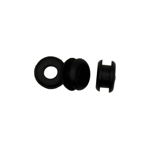 Push-in Rubber Grommet - Buna-N Rubber- Fits Panel Hole 5/16" - Inner Diameter 3/16" - Fits Panel Thickness 1/8" (4) in Kuwait