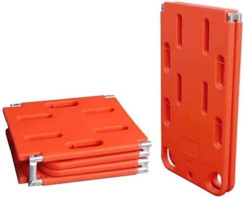Foldable Stretcher, Plastic Life Board Stretcher Emergency Rescue Portable Plastic Stretcher Foldable Casualty Spine Fixed Plate... (Size : A) (A) in Kuwait