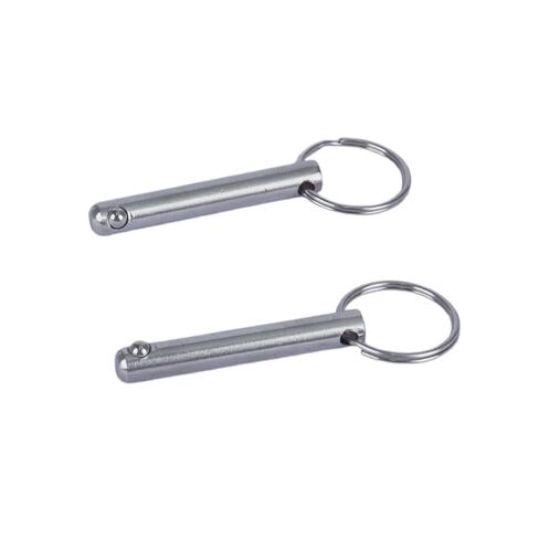 2 Pcs Quick Release Pin 5/16" (8mm) Diameter, 2.17" Overall Length, 1.54" Usable Length, 316 Stainless Steel Quick Release Pin for Bimini Top Hardware Pins Marine Use in Kuwait