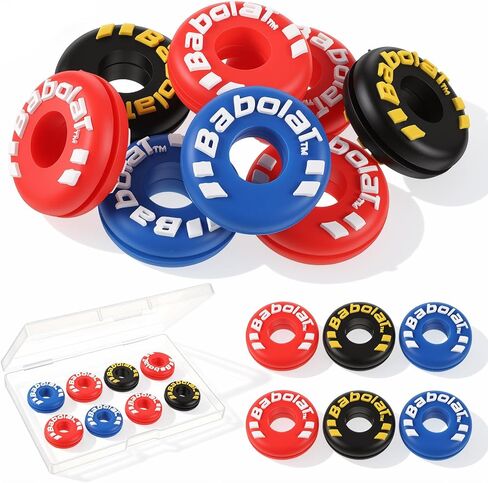 8 Piece -Shaped Tennis Vibration Dampener, Rubber Tennis Dampener | Perdurable Shock Absorber for Strings, Soft TennisAccessory Great for TennisPlayers in Kuwait