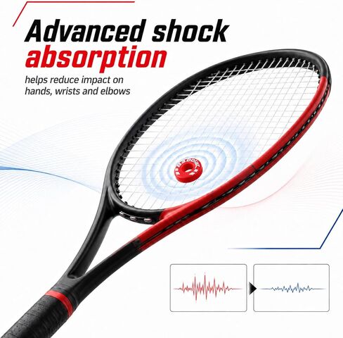 8 Piece -Shaped Tennis Vibration Dampener, Rubber Tennis Dampener | Perdurable Shock Absorber for Strings, Soft TennisAccessory Great for TennisPlayers in Kuwait