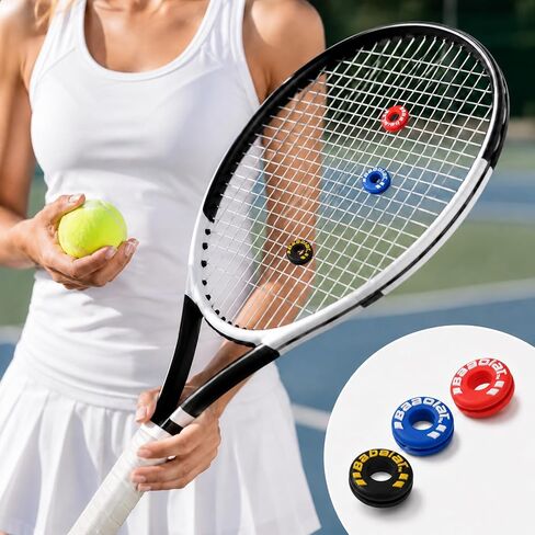 8 Piece -Shaped Tennis Vibration Dampener, Rubber Tennis Dampener | Perdurable Shock Absorber for Strings, Soft TennisAccessory Great for TennisPlayers in Kuwait