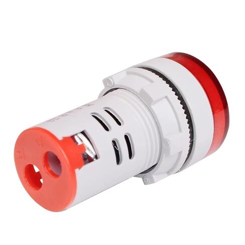 1pc AC12-500V LED Digital Voltmeter Display Gauge Voltage 22mm Volt Meters Indicator Signal Lamp Car Lights Tester(White) in Kuwait