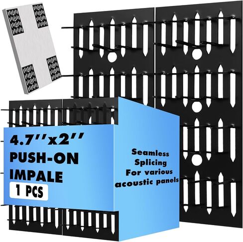 Blulu 25 PCS على مقاطع التثبيت على الجدار التثبيت على السطح ، مقاطع التثبيت السطحية ، ألواح صوتية ، تركيب سريع الصلب لصالح Gypsum Board Plywood Masonry in Kuwait