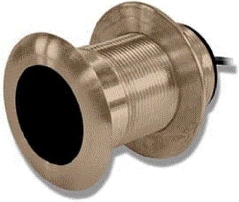 Transducer | AIRMAR B117 | Thru-Hull Lo-Pro Bronze | 50/200 kHz | 800-1200 ft Depth | Temp Sensor | 2-Inch Shaft | 33 ft Cable | Compatible with Boats in Kuwait