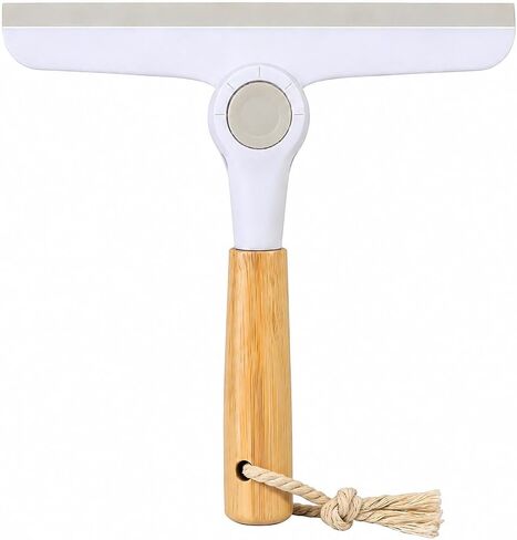 Window Squeegee for Glass Doors，All-Purpose 9.7" Window Cleaning Squeegee, Handheld for Windows, Car Windshields & More，Grey (9.5" Shower Squeegee) in Kuwait