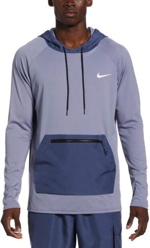 كنزة صوفية Dri-FIT Explore Better Packable Active للرجال من Nike بغطاء رأس بعامل حماية من الأشعة فوق البنفسجية 40+ (as1، alpha، x_l، عادي، عادي، Ashen Slate) in Kuwait