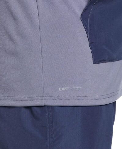 كنزة صوفية Dri-FIT Explore Better Packable Active للرجال من Nike بغطاء رأس بعامل حماية من الأشعة فوق البنفسجية 40+ (as1، alpha، x_l، عادي، عادي، Ashen Slate) in Kuwait