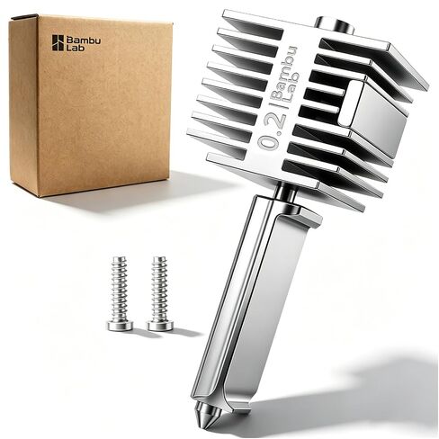 طقم رأس الطباعة الأصلي من Bamboo Lab A1/A1 Mini hotend من الصلب المقوى الكل في واحد مع فوهة 0.4 مم طباعة عالية السرعة جميع الطارد المعدني طقم استبدال الطرف الساخن لسلسلة Bambu Lab A1 in Kuwait
