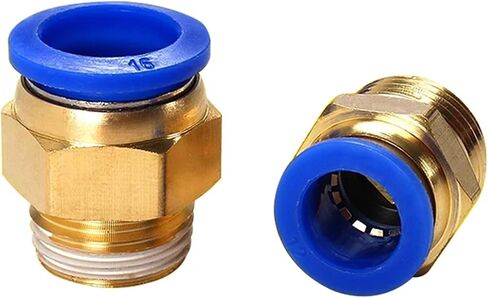 Pneumatic Connector Fitting PC 4mm 6mm 8mm 10mm 12mm 1/8" 1/4" 3/8" 1/2" Hose Fittings Pipe Quick Connectors 20/50/100Pcs(PC4-M5,20 PCS) in Kuwait