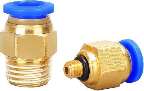 PC Pneumatic Fitting 4mm 6mm 8mm 10mm 12mm 1/4 1/2 1/8 3/8 Hose Tube Push Pressure 4-M5 6-M5 50Pcs(PC6-02) in Kuwait