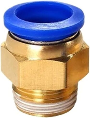 Pneumatic Air Connector Fitting PCF 6 8 10 12 1/8 1/4" 3/4" 1/2" Hose Fittings Pipe Quick Connectors 5Pcs(OD8mm-3I8) in Kuwait