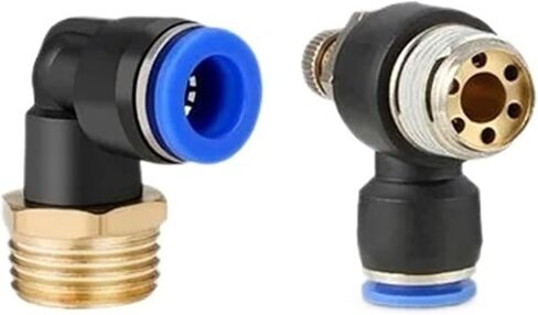 Pneumatic Air Connector Fitting SL 6 8 10 12 1/8 1/4" 3/4" 1/2" Hose Fittings Pipe Quick Connectors 5Pcs(OD6mm-1I8) in Kuwait
