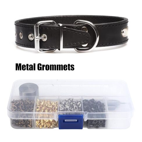 Grommets Kits, 2mm Plated Copper Metal Grommet for Shoes Bags Clothing, with 3 Installation Tools, 800 Pieces Grommets in 4 Colors in Kuwait