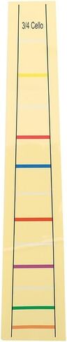 Cello Fingerboard Label Stickers 1/2 Size – Removable Cello Finger Tape Sticker Finger Position Markers for Beginners Learning in Kuwait