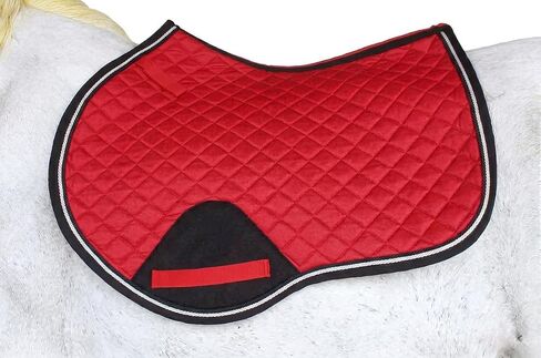 Horse Equine Contoured English Quilted Cotton All Purpose Saddle Pad 72TS37 in Kuwait