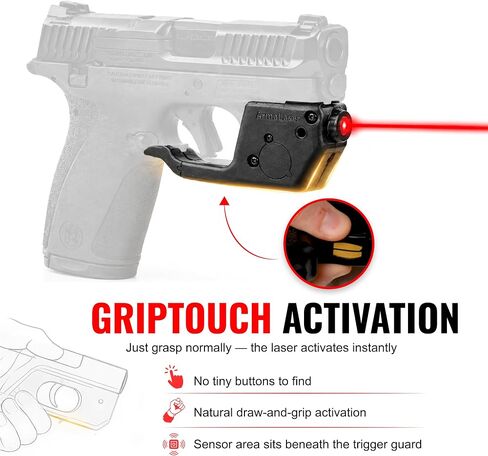 جهاز رؤية الليزر الأحمر ArmaLaser TR36S (يناسب Smith and Wesson Bodyguard 2.0 فقط) لا يناسب Bodyguard 380، M وP 380 Shield EZ، معتمد من الفئة IIIA in Kuwait