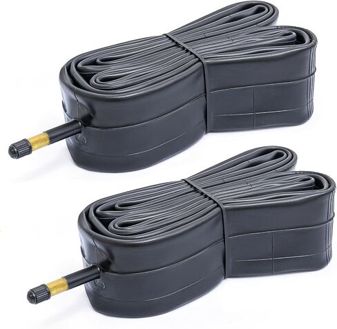 أنابيب الدراجة 700x35C/38C/40C/42C/43C AV48mm، أنابيب داخلية بديلة للدراجة 700C (قطعتان) أنابيب إطارات دراجة موثوقة 700 x 35C-43C صمام شريدر للمدينة/الطرق/الحصى/سيناريوهات ركوب الدراجات الهجينة in Kuwait